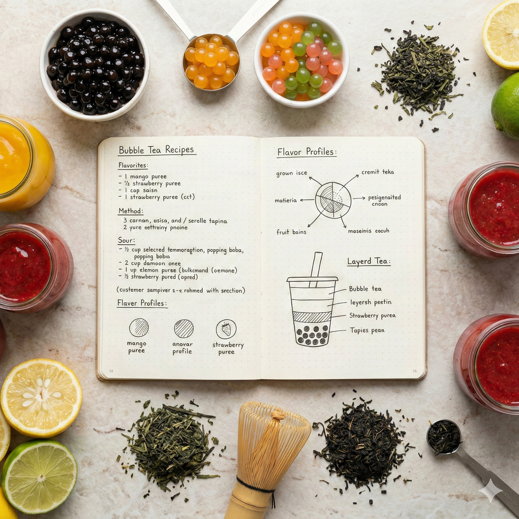 So kreierst du deinen eigenen, einzigartigen Bubble-Tea-Geschmack – Expertentipps von BobaBit 💛
