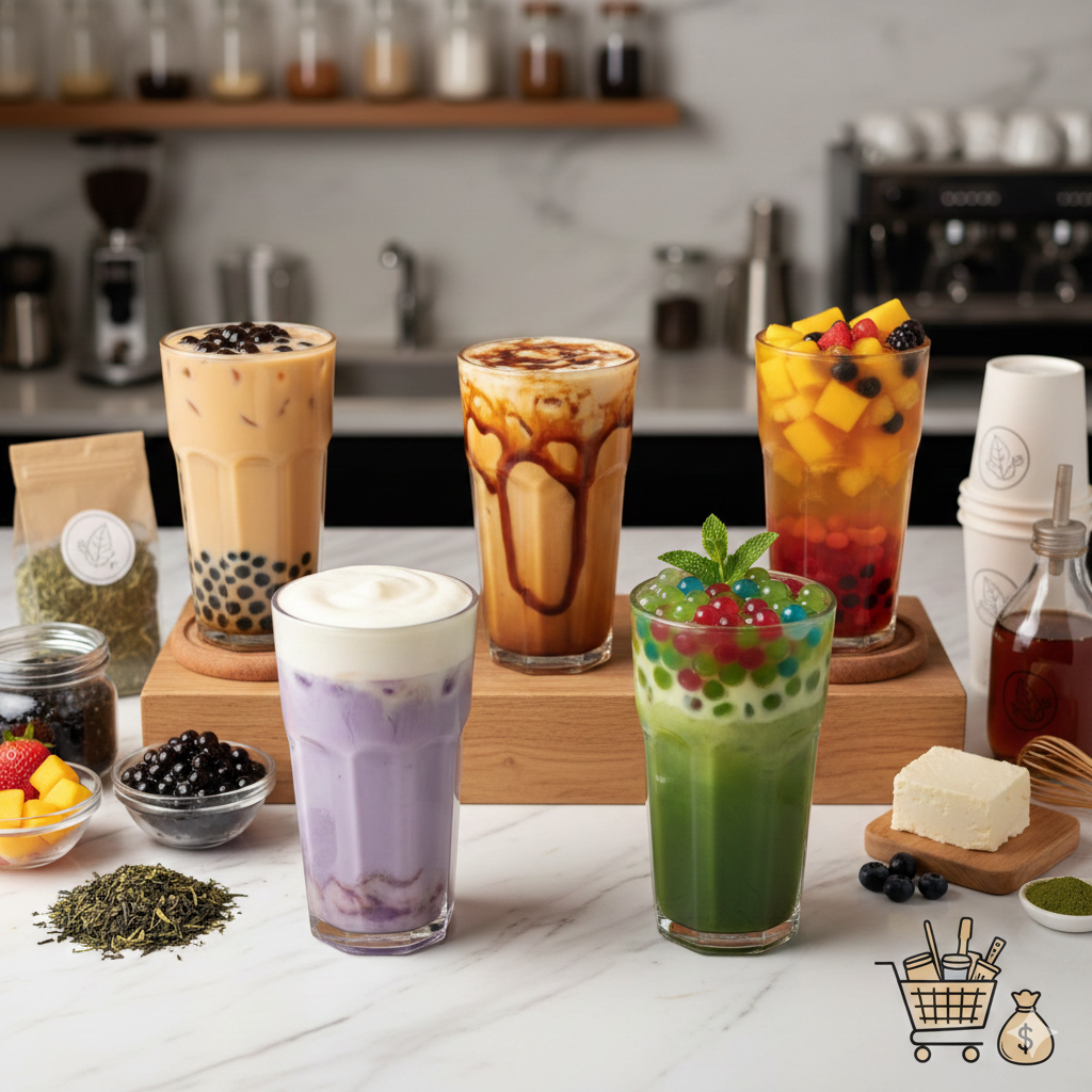 🍵 Bubble Tea für die Gastronomie: Wie man eine Speisekarte erstellt, die sich tatsächlich verkauft