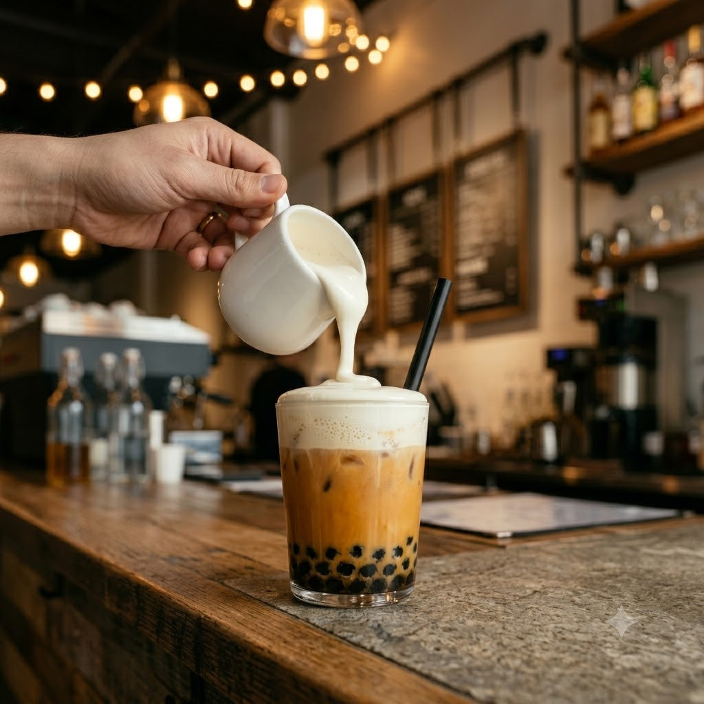 Bubble Tea Schaum: Rezept für Cheese Foam und Salt Cream