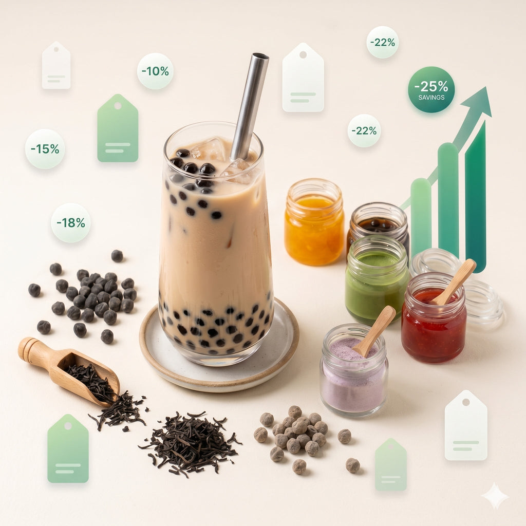 Großhandelspreise für Bubble-Tea-Zutaten: Rabattgrenzen