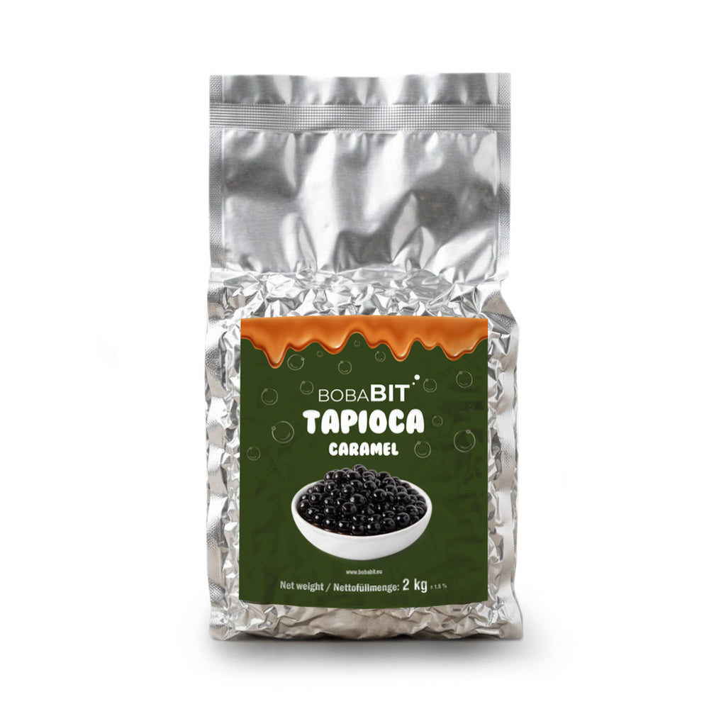 Tapioca Pearls Caramel 2kg – Bubble Tea Boba Pearls