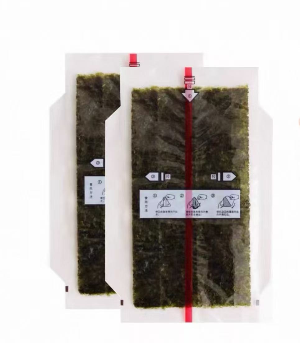 Onigiri Verpackung mit Nori (Grade B) 100 Stück