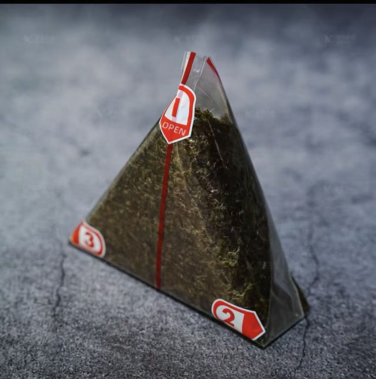 Onigiri Verpackung mit Nori (Grade B) 100 Stück