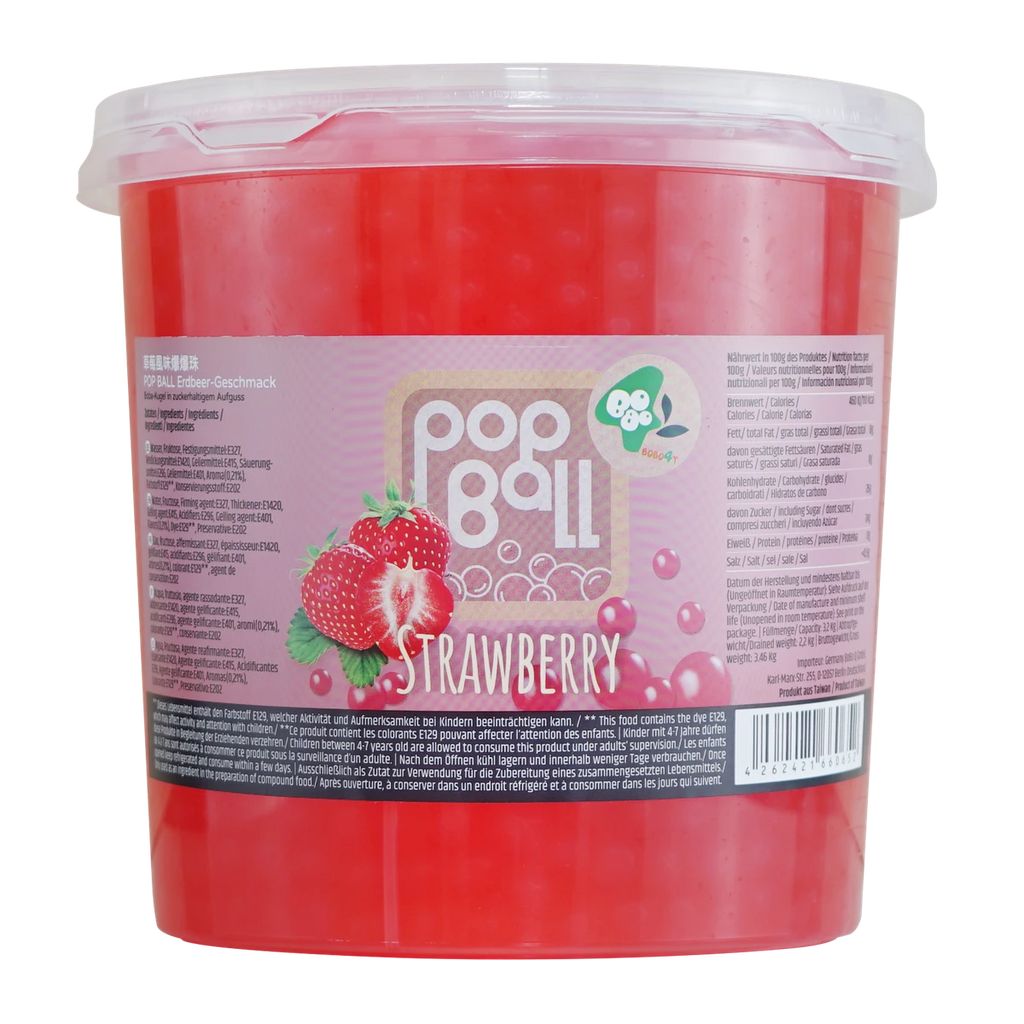 POP BALL Strawberry Flavor 3.2 KG