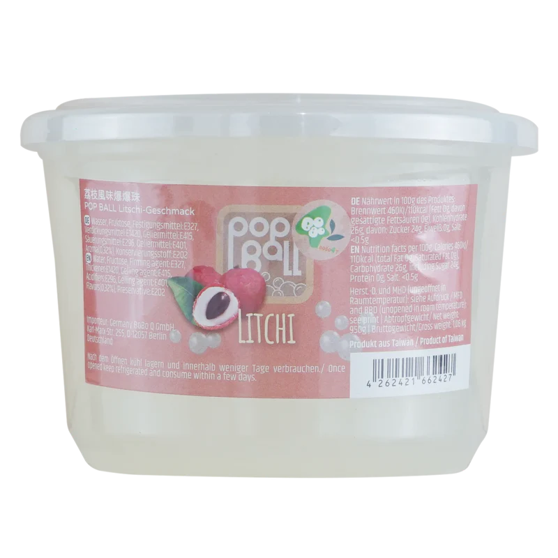 POP BALL Heidelbeer-Geschmack 950g - Popping Boba für Bubble Tea