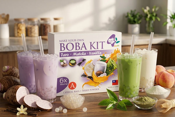 Bubble Tea Set Taro Matcha Vanille - Set A (6 Portionen)
