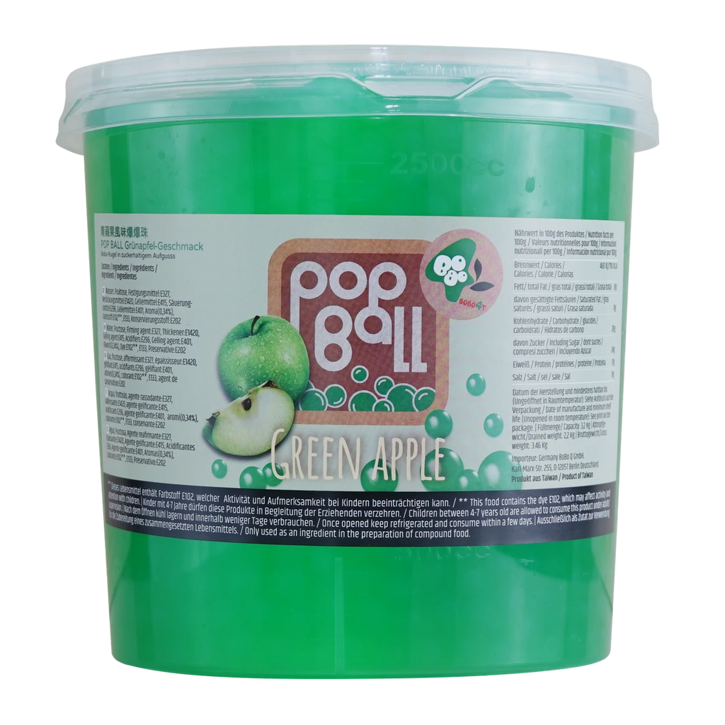 POP BALL Green Apple Flavor 3.2 KG