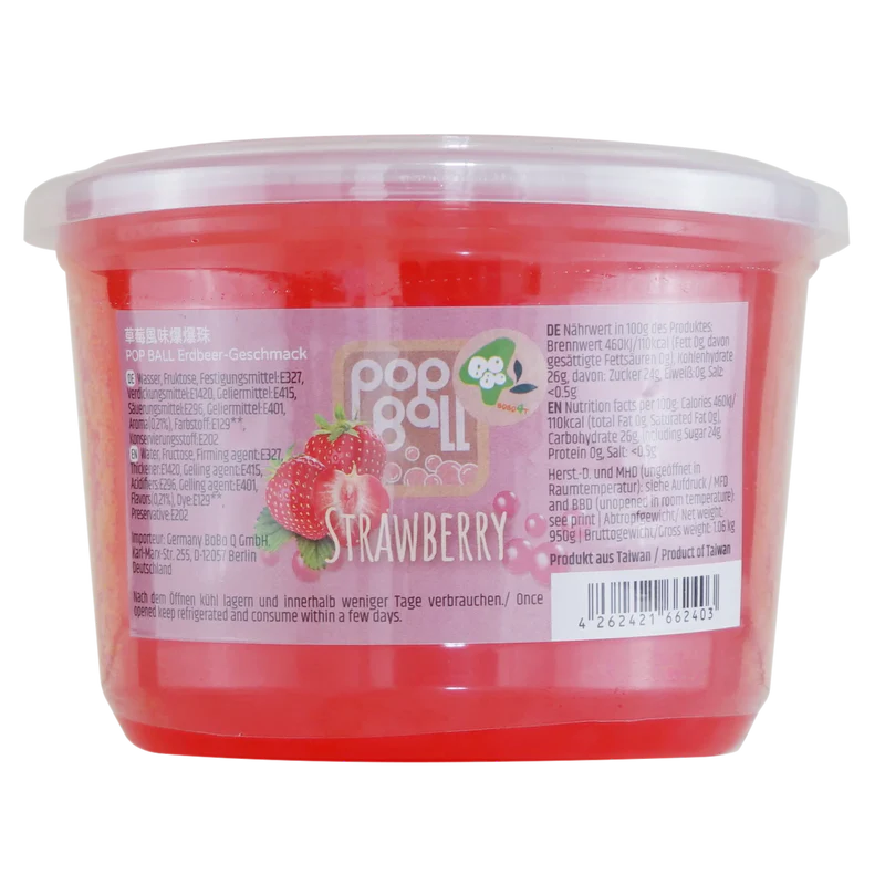 POP BALL Grünapfel-Geschmack 950g - Popping Boba für Bubble Tea