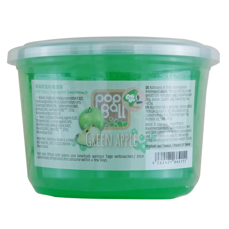 POP BALL Mango-Geschmack 950g - Popping Boba für Bubble Tea
