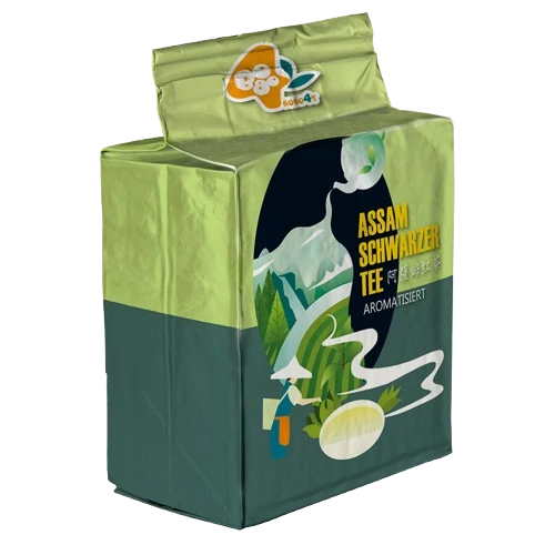Assam Schwarzer Tee - V 600g Verpackung mit aromatisiertem Inhalt, kräftiger und malziger Tee aus Assam.