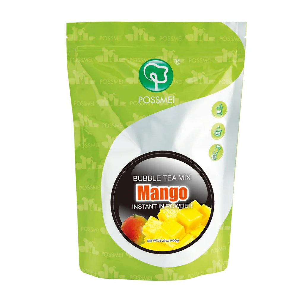 Mango Pulver Bubble Tea 1 kg TM Possmei Packung