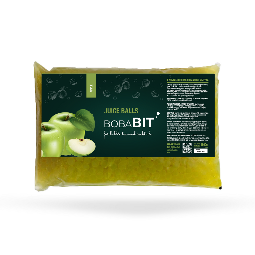 Apfelgeschmack Saftperlen1.8 kg