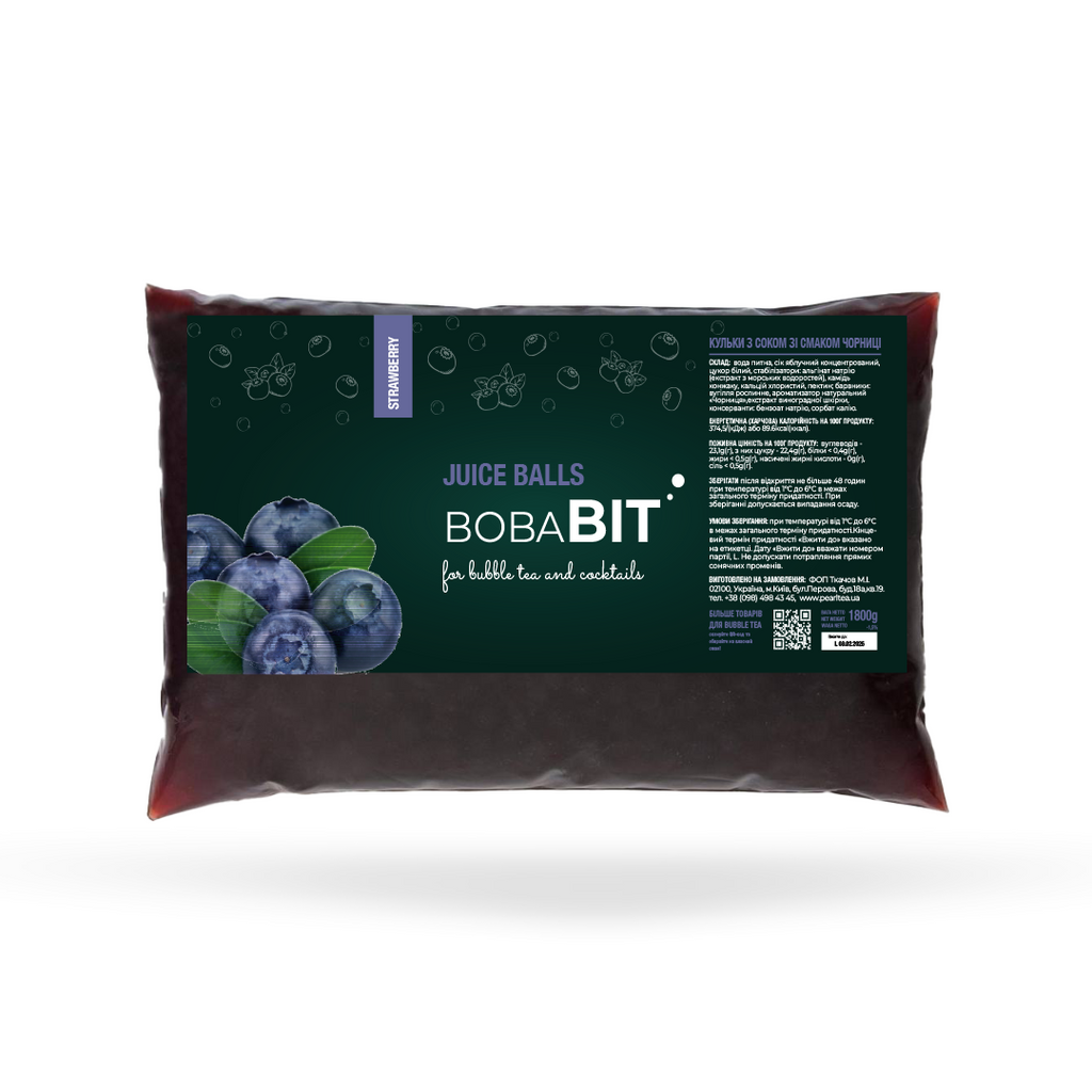 Blaubeergeschmack Saftperlen 1.8 kg