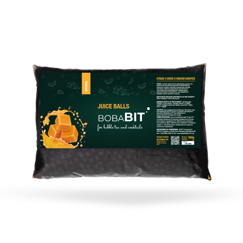 Karamellgeschmack Saftperlen 1,8 kg