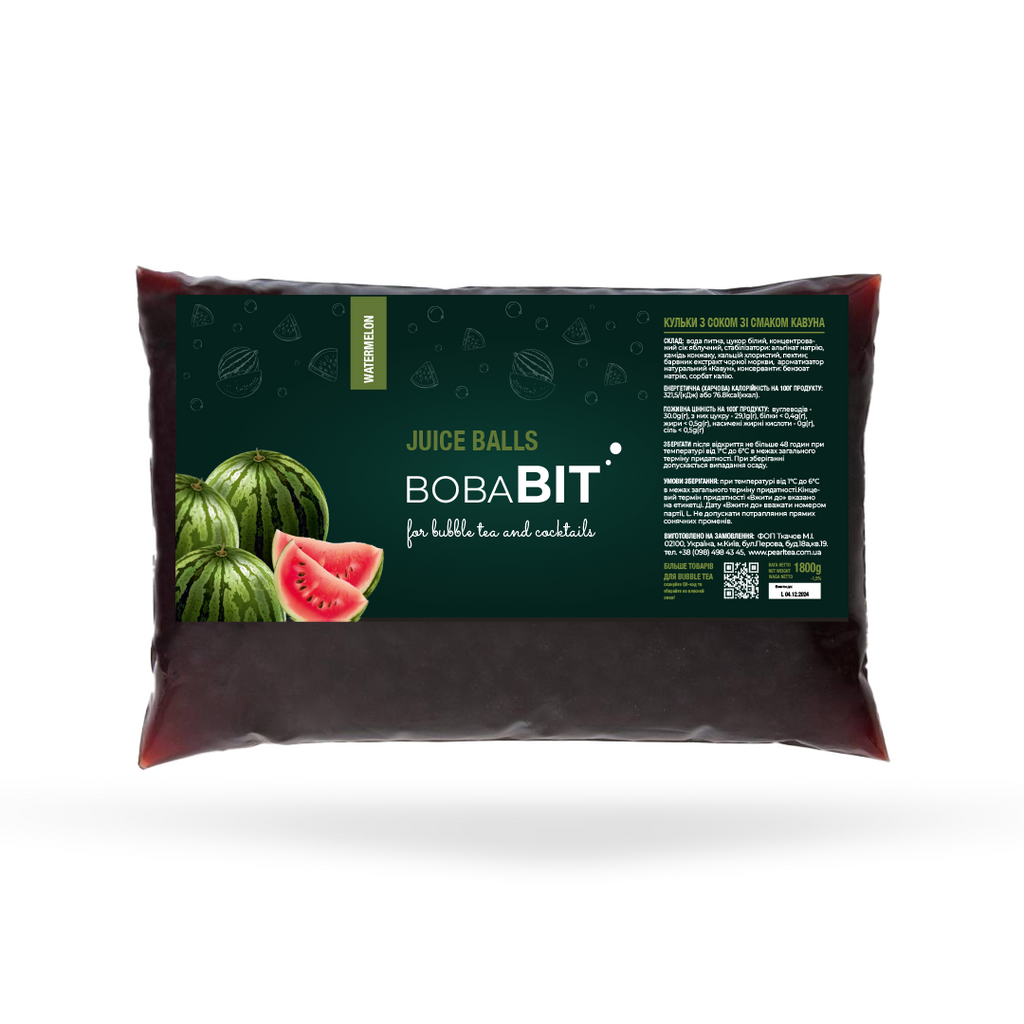 Watermelon flavor juice pearls 1.8 kg