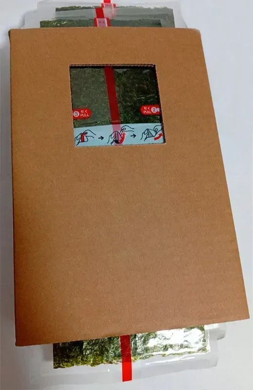 Onigiri Verpackung mit Nori (Grade B) 100 Stück