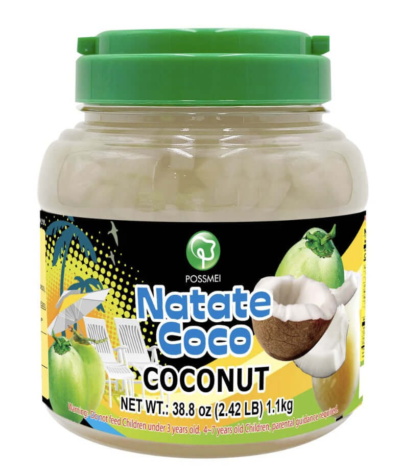 Nata de Coco Original 4 kg – Weiße Kokoswürfel für Bubble Tea und Desserts – BobaBit