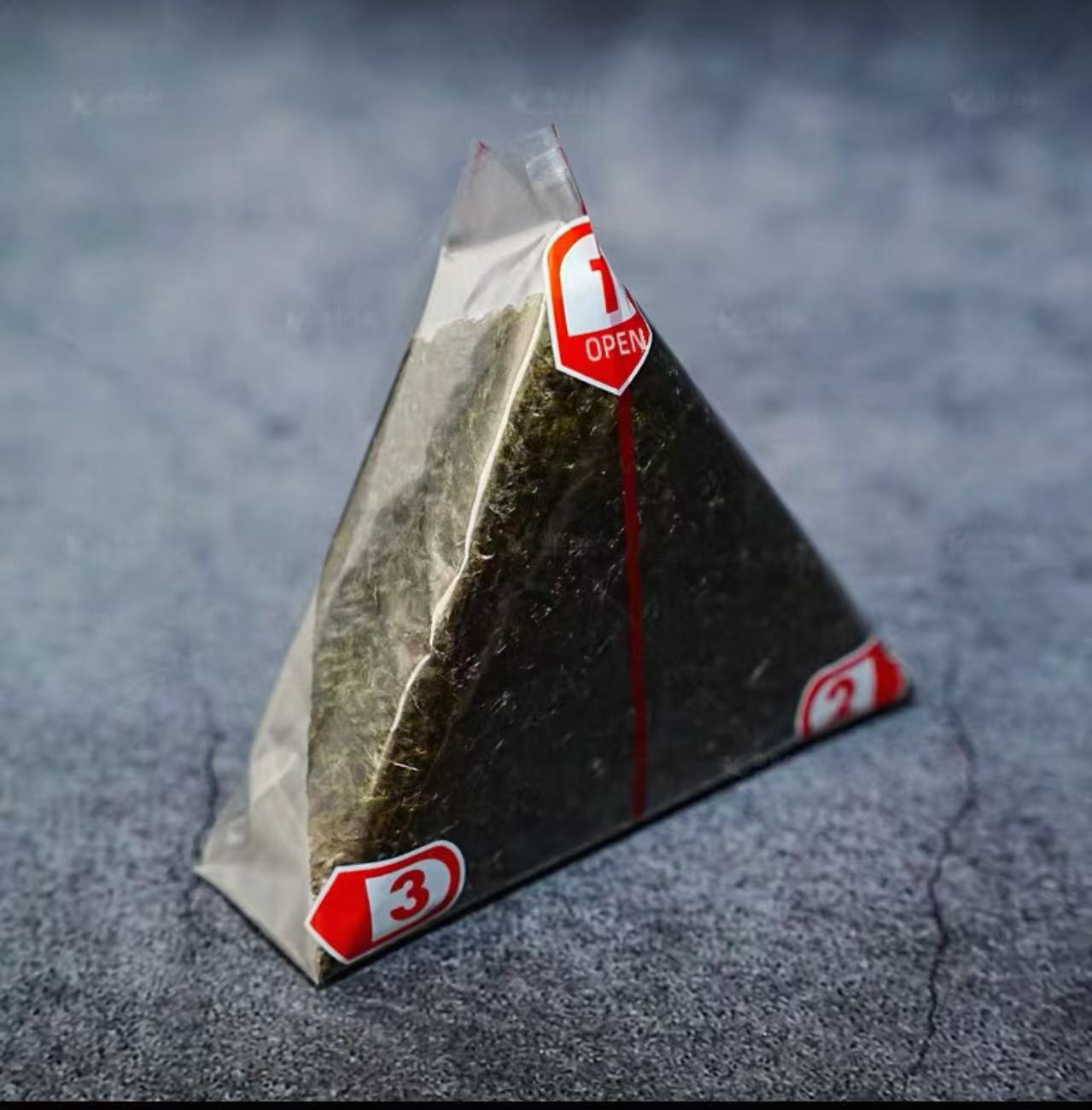 Onigiri Verpackung ohne Nori – 400 Stück/Box