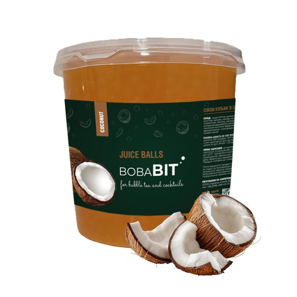 Coconut flavor juice pearls 1.3 kg