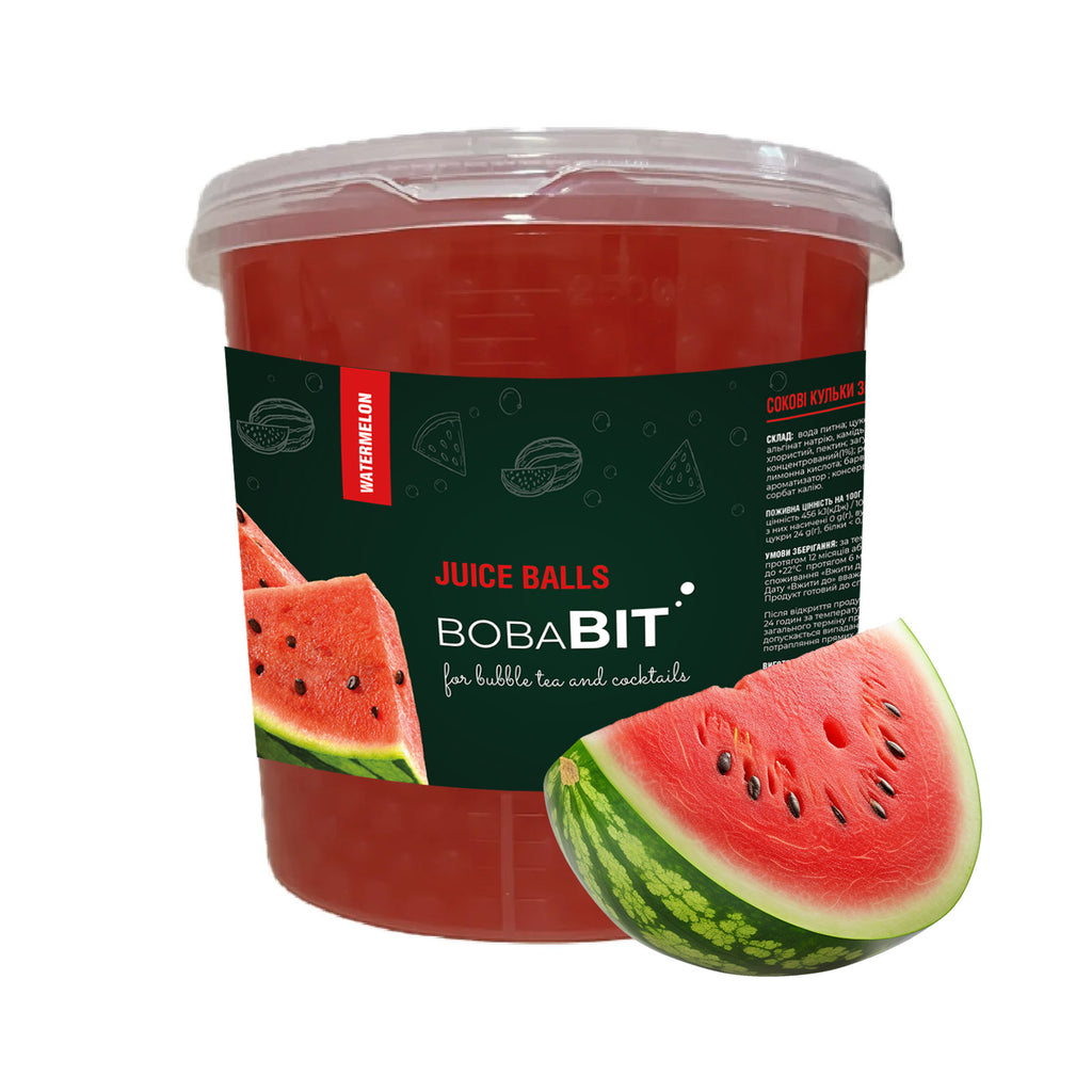 Watermelon flavor juice pearls 1.3 kg