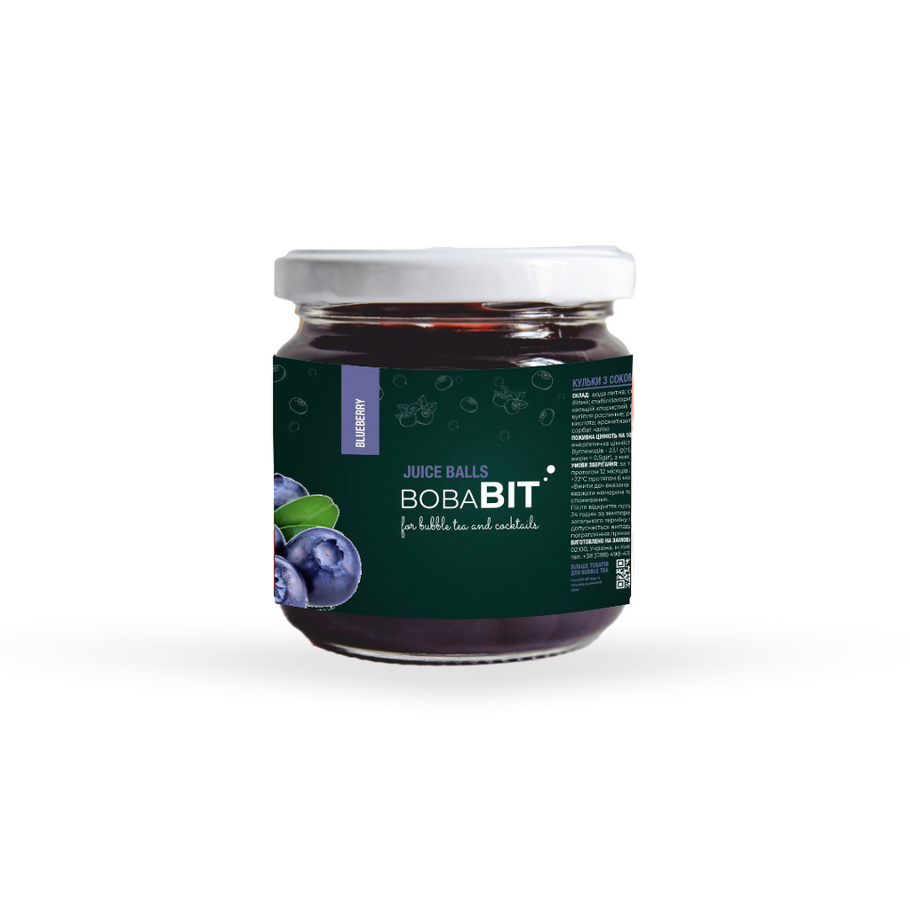 Blaubeergeschmack Saftperlen 210 g