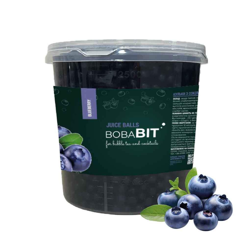 Blaubeergeschmack Saftperlen 1,3 kg