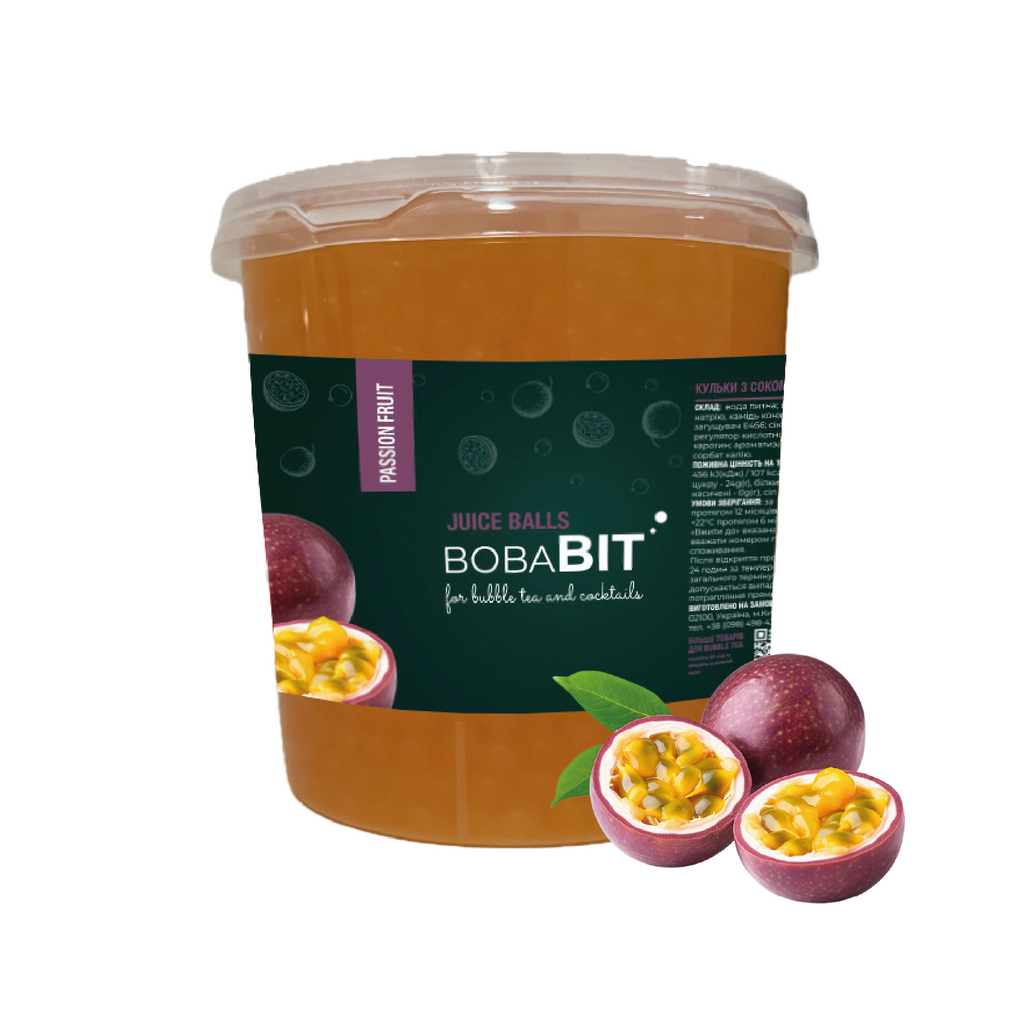Passion fruit flavor juice pearls 1.3 kg