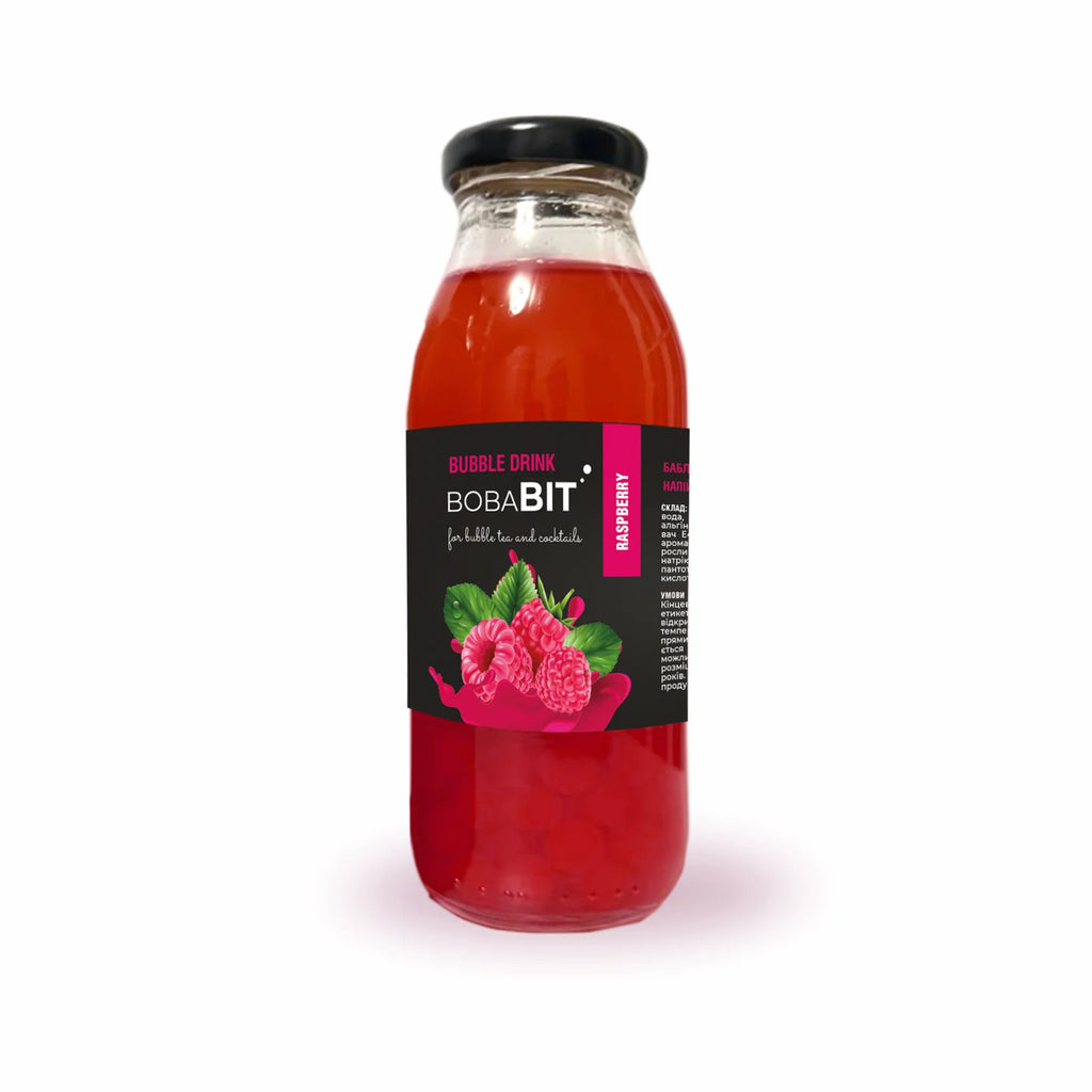 Raspberry & Green Tea Bubble Drink 300ml