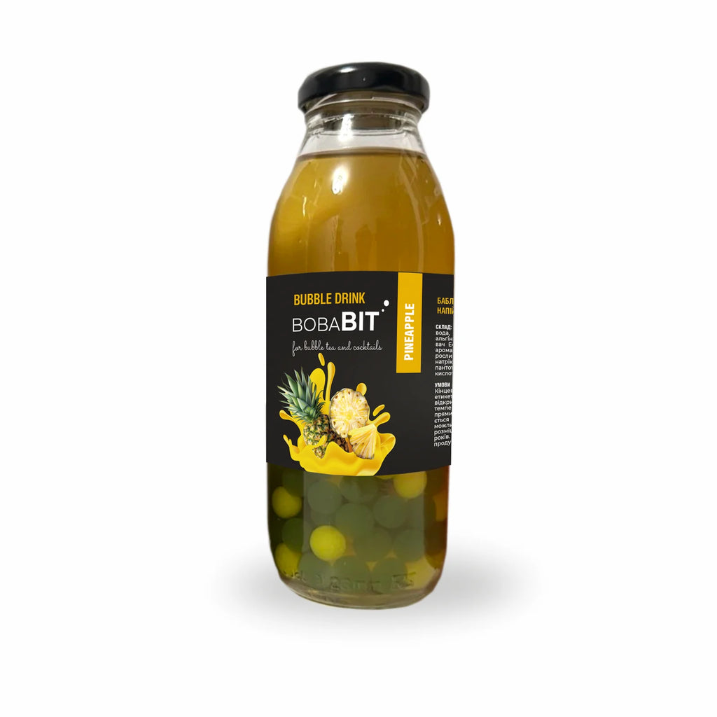 Pineapple &amp; Green Tea Bubble Drink 300ml