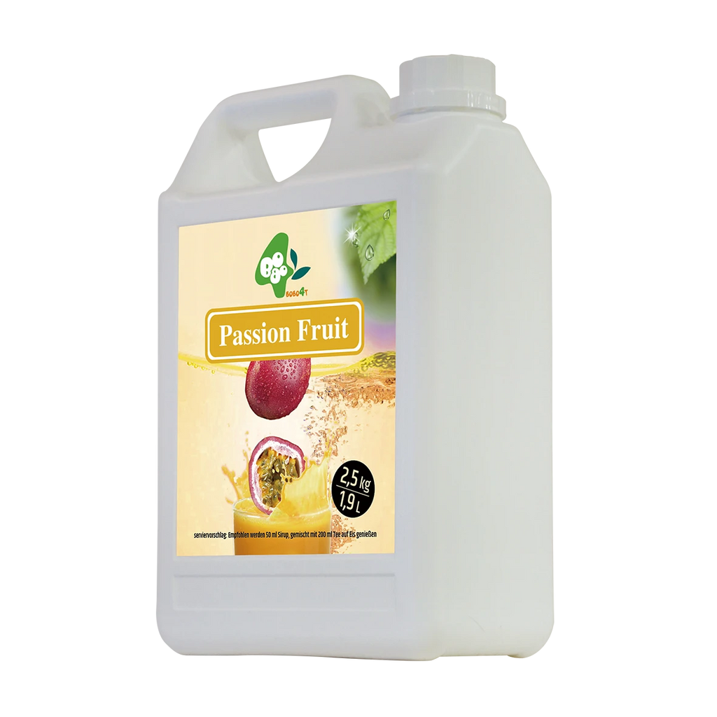 Fruchtzubereitung Passionsfrucht 2.5kg TM Bobo4T Flasche