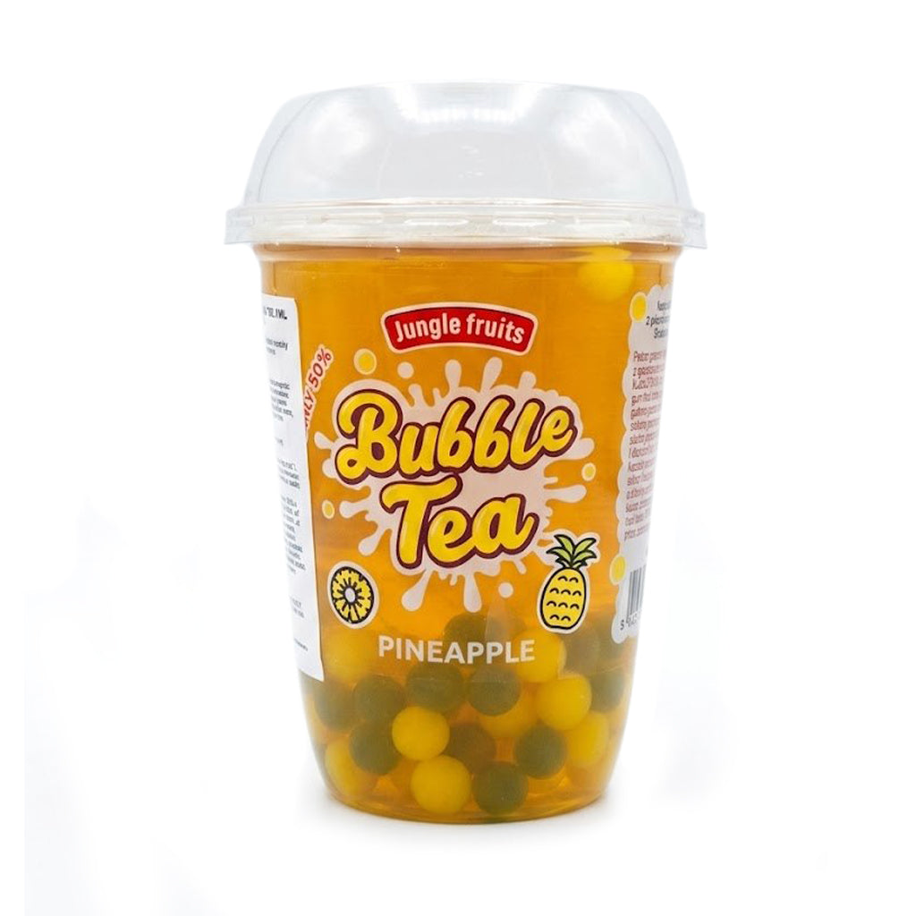 Bubble Tea 390 ml Ananas – trinkfertig mit Popping Boba