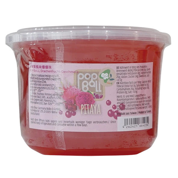 Dose mit Pop Ball Drachenfrucht-Perlen