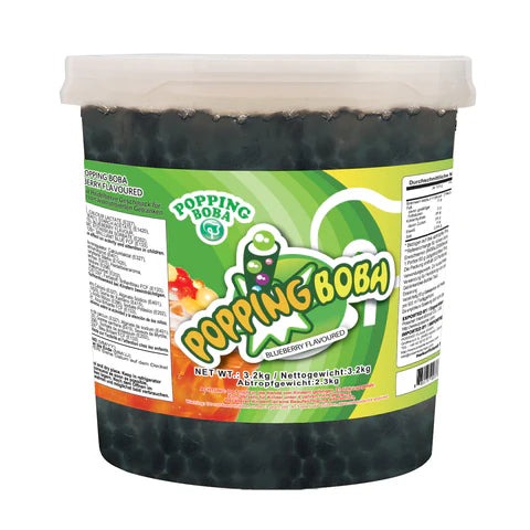 Popping Boba Heidelbeere 3.2kg Eimer für Gastronomie