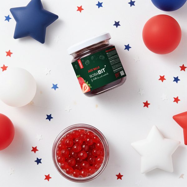 Erdbeergeschmack Saftperlen