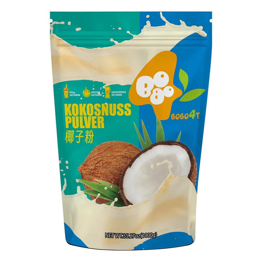 Kokosnuss Pulver Bubble Tea 1 kg TM BoboQ Packung