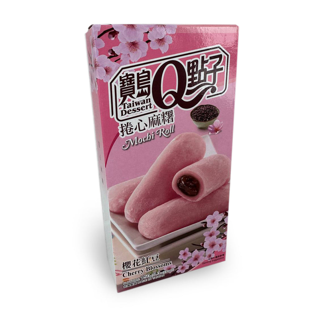 Rosa Mochi Rollen mit Kirschblüten Mochi Rolle Geschmack 150g