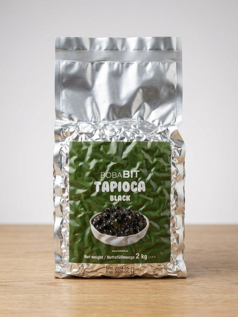 Tapioka Perlen Schwarz 2kg – Bubble Tea Boba Pearls