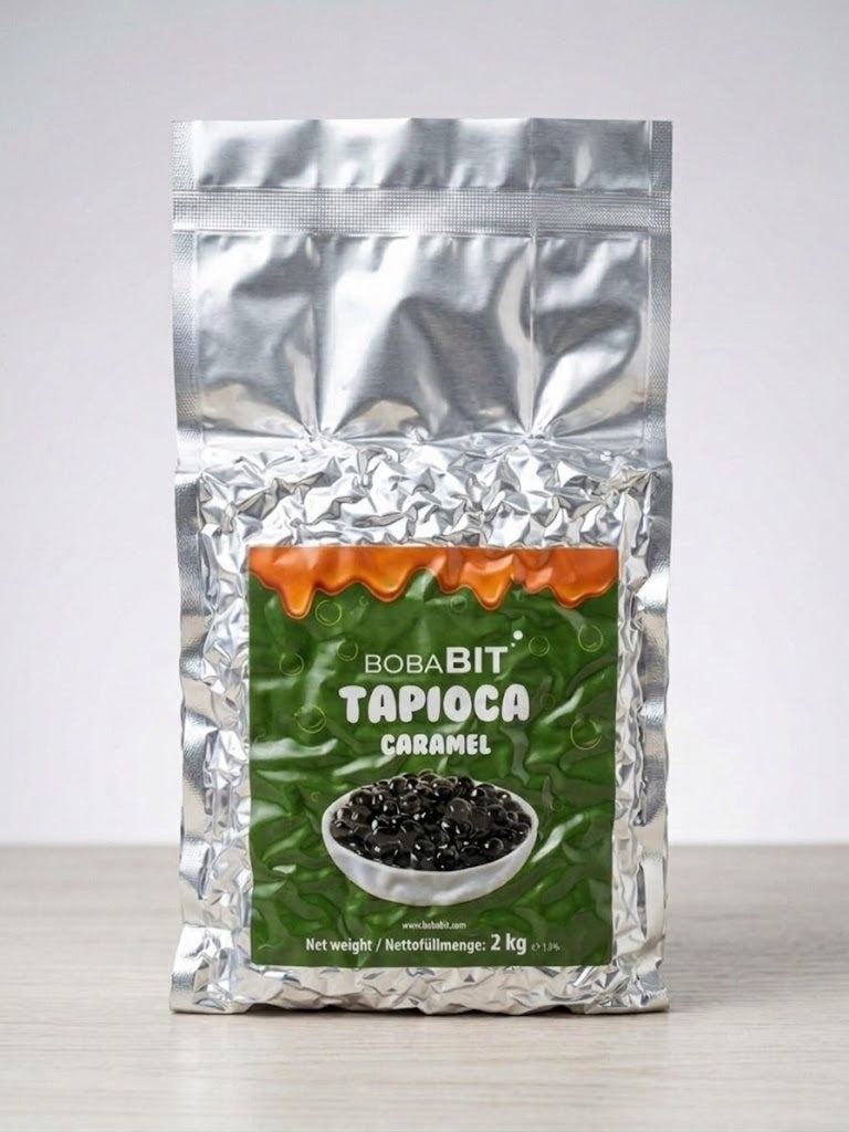 Tapioka Perlen Karamell 2kg – Bubble Tea Boba Pearls