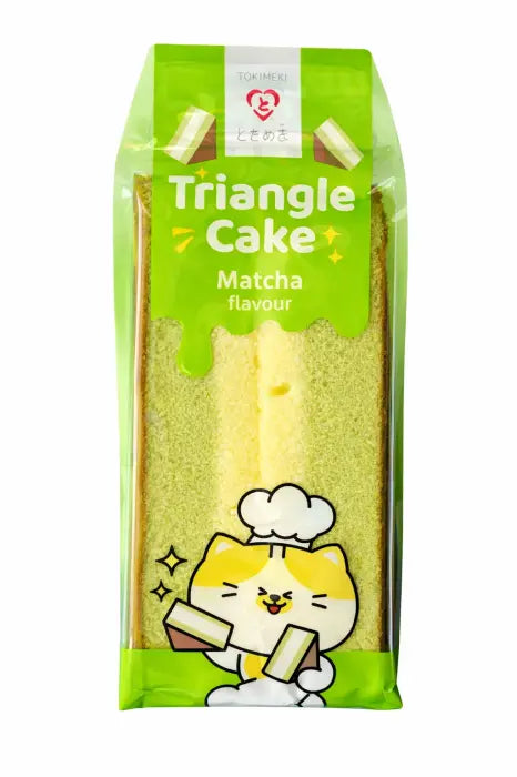 Japanischer Tokimeki Dreieckiger Biskuitkuchen Matcha Grüntee 90g