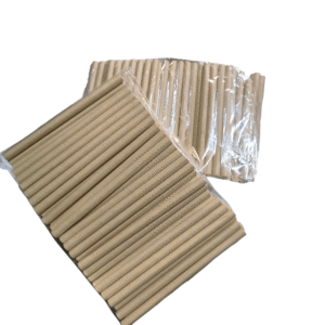 Papiertrinkhalme Kraftpapier 11 mm für Bubble Tea 100 Stück
